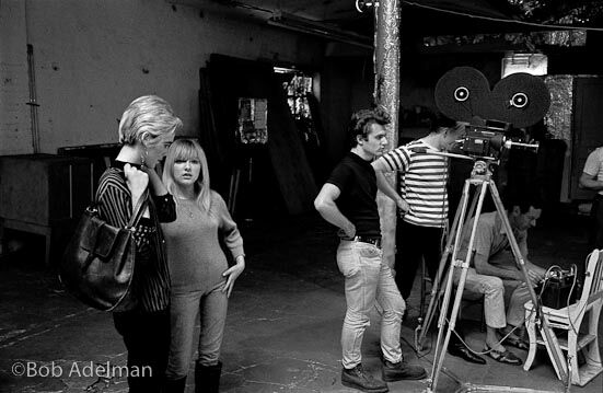 Andy Warhol filming